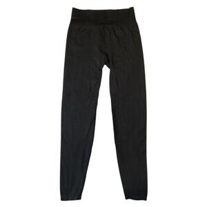 PINK Women Activewear Pants Size S Black Legging Logo 24" Inseam 24” Waist